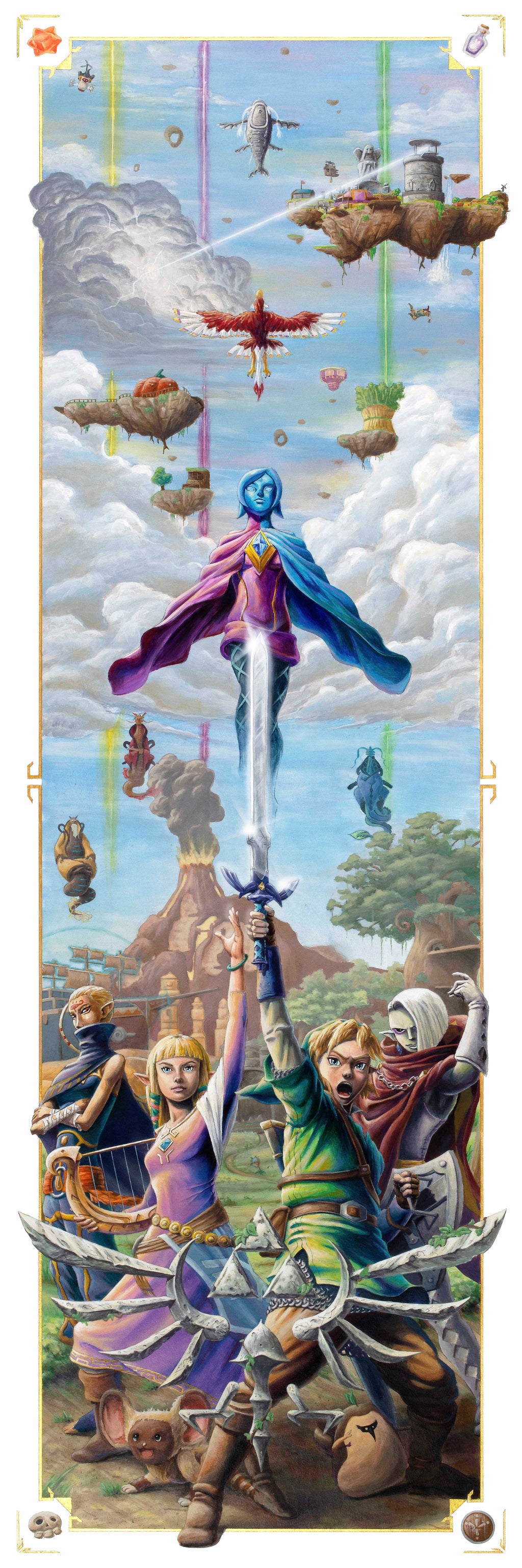 NEW RELEASE: "Skyward Sword" Original Painting by Sean Carlson