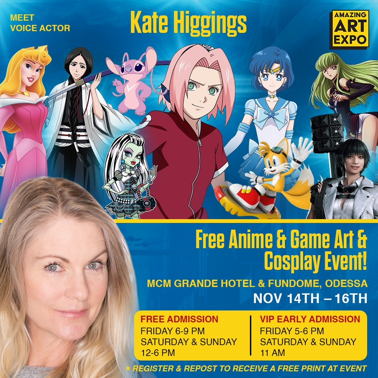 Odessa, TX: Nov 14-16th