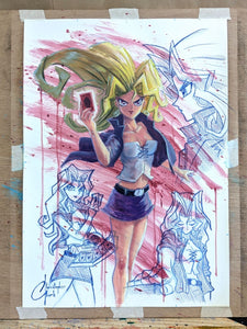 NEW RELEASE: Pokemon: "Mai Valentine" Original Oil Painting by Christopher Clark