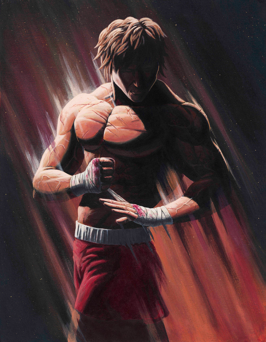 NEW RELEASE: "Baki" Original Painting by Sean Carlson