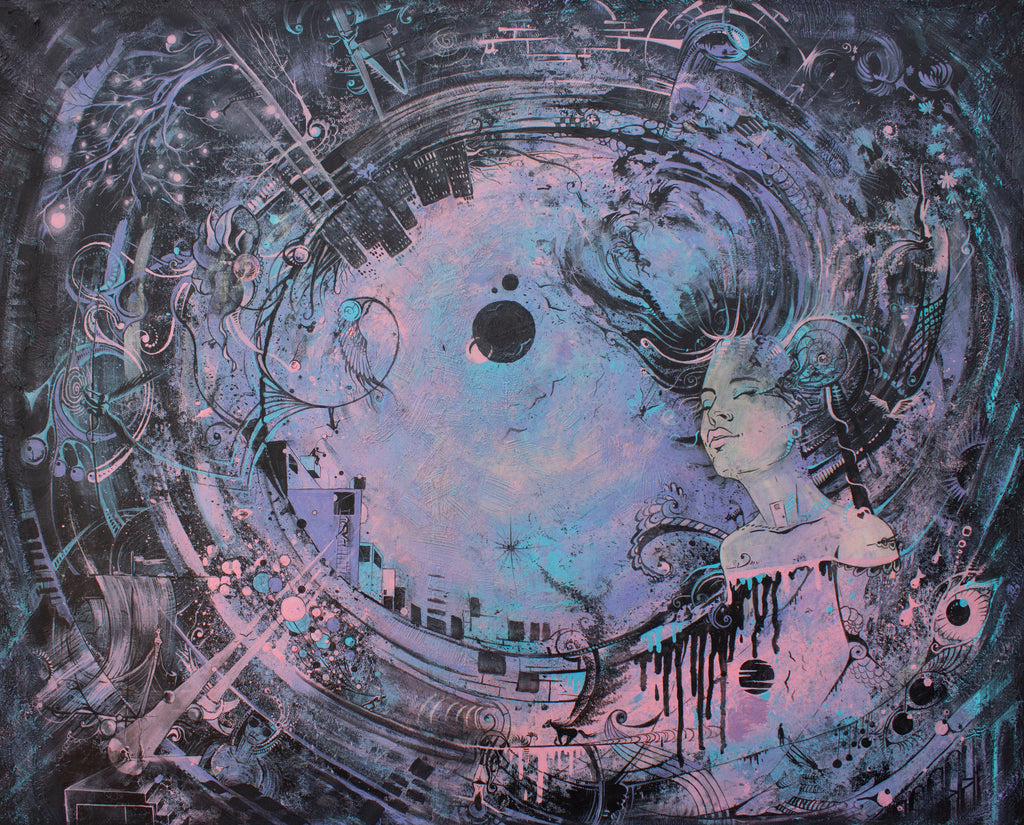 NEW RELEASE: "Welcome to my World" inspired by Alice in Wonderland - Original Painting by Anna Gromova