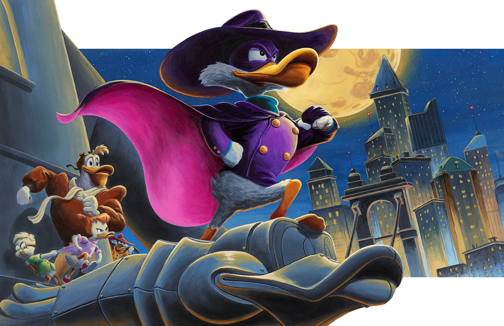 NEW RELEASE: "Darkwing Duck" Original Painting by Sean Carlson