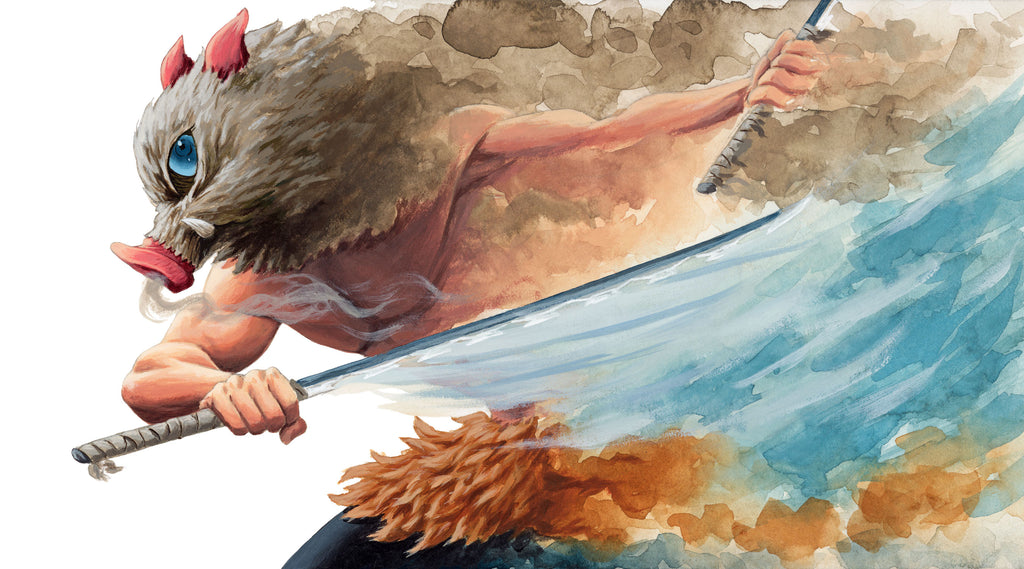 NEW RELEASE: Inosuke Original Painting by Sean Carlson