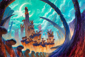 NEW RELEASE: The Lion King "Scar: Long Live the King" Original Oil Painting by Christopher Clark
