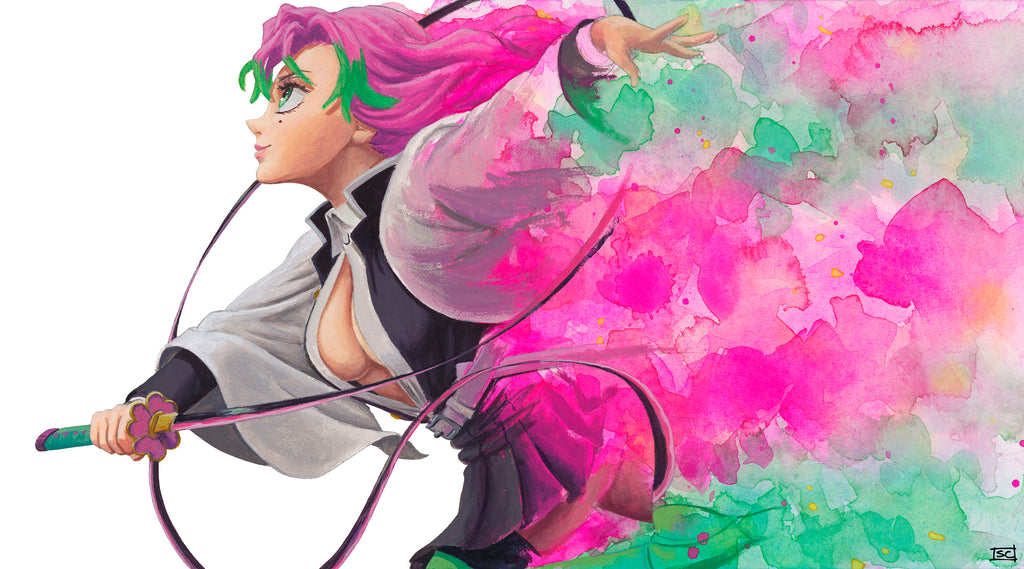 NEW RELEASE: Mitsuri Original Painting by Sean Carlson