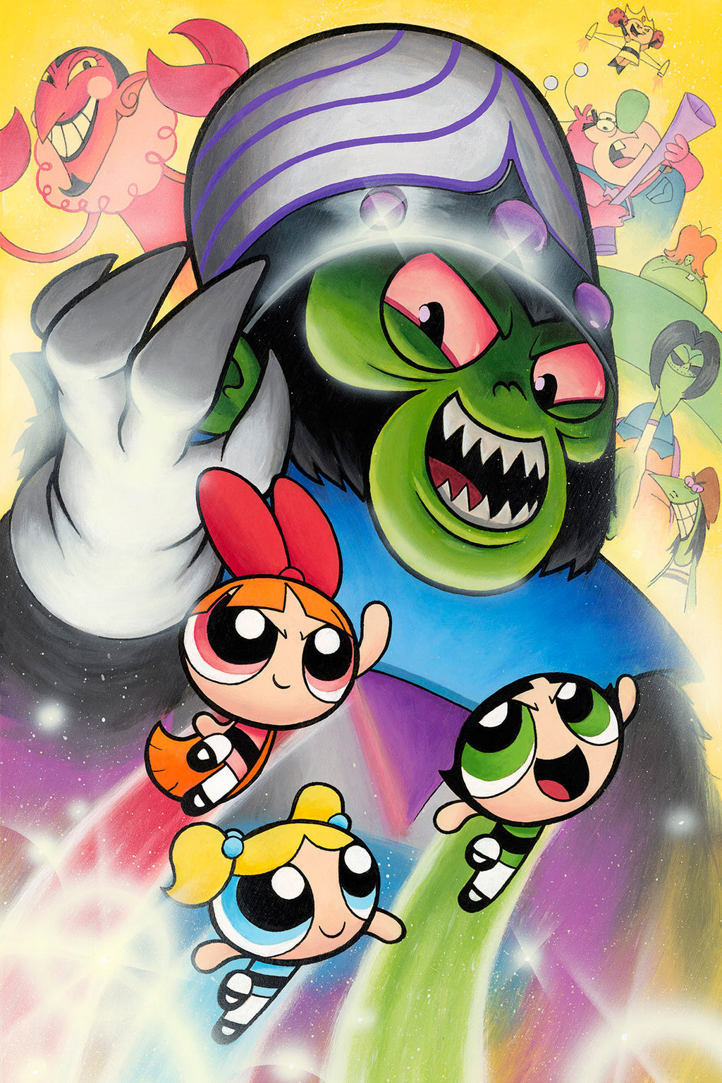 NEW RELEASE: Mojo Jojo Original Painting by Sean Carlson