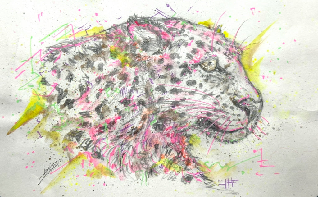 Leopard: "Patience" Original by Adam Michaels