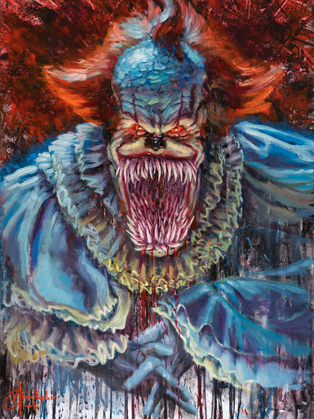 NEW RELEASE: "It" oil on Wood by Christopher Clark