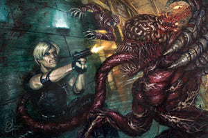 NEW RELEASE: "Resident Evil" oil on Canvas by Christopher Clark