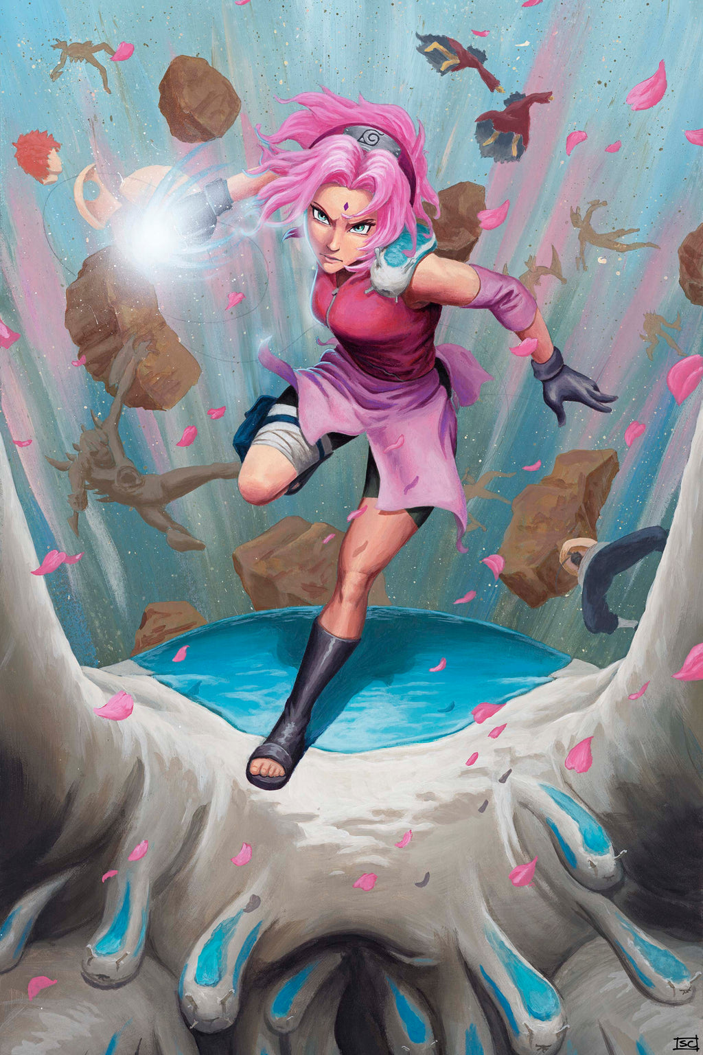 NEW RELEASE: Sakura Original Painting by Sean Carlson