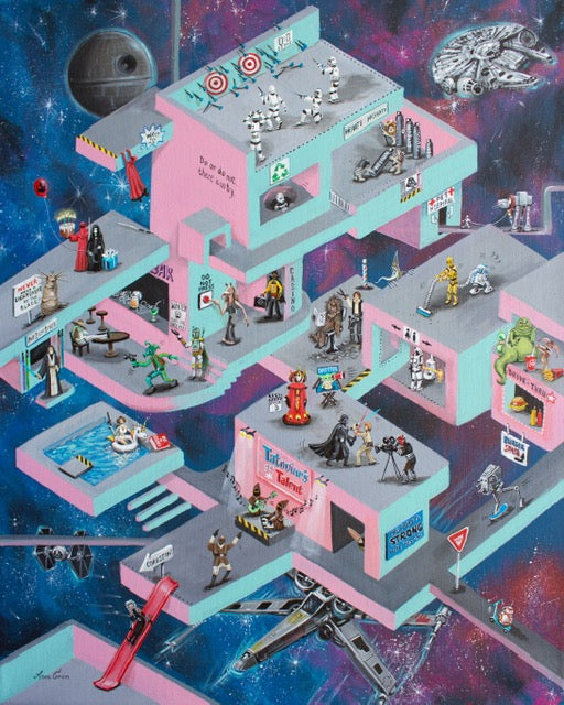 NEW RELEASE: Star Wars Gone Wild Original Painting by Anna Gromova