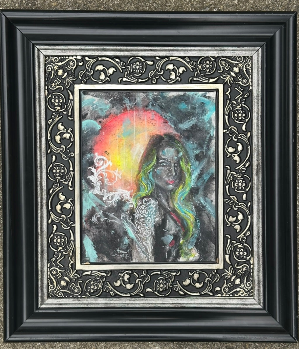 "Summer Rain" Framed Original by Adam Michaels