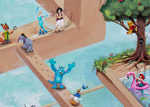 NEW RELEASE: Disney Gone Wild Original Painting by Anna Gromova