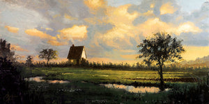 NEW RELEASE: French Countryside Original Oil Painting by Christopher Clark