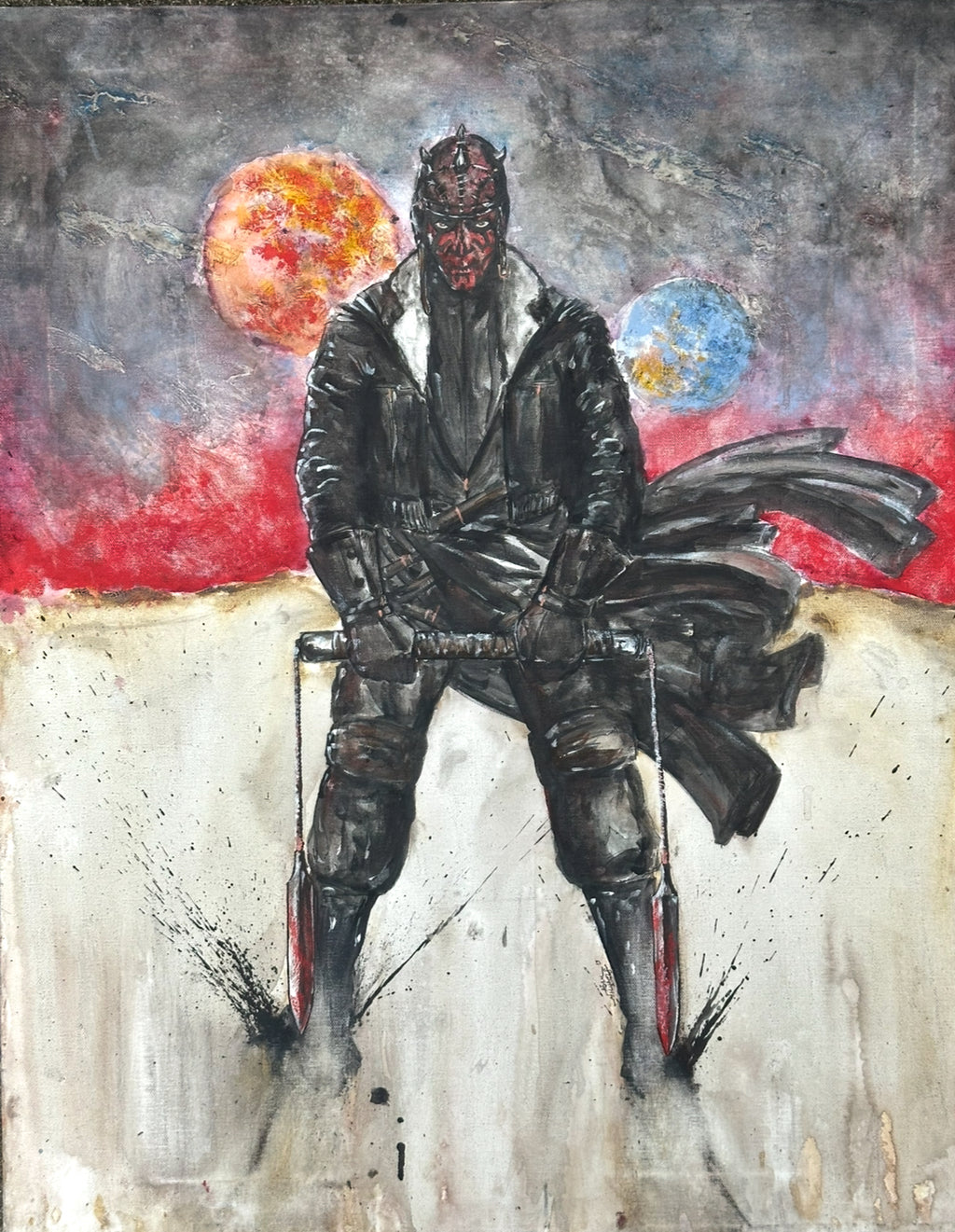 Apocalyptic Darth Maul -  Original by Adam Michaels