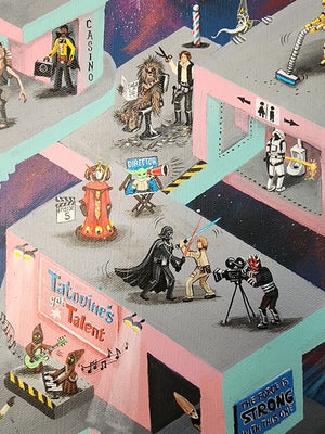 NEW RELEASE: Star Wars Gone Wild Original Painting by Anna Gromova