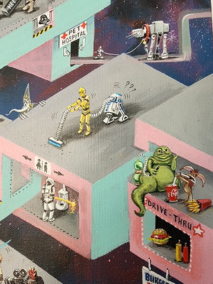 NEW RELEASE: Star Wars Gone Wild Original Painting by Anna Gromova
