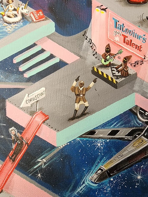 NEW RELEASE: Star Wars Gone Wild Original Painting by Anna Gromova