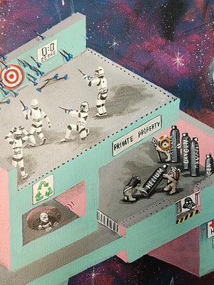 NEW RELEASE: Star Wars Gone Wild Original Painting by Anna Gromova