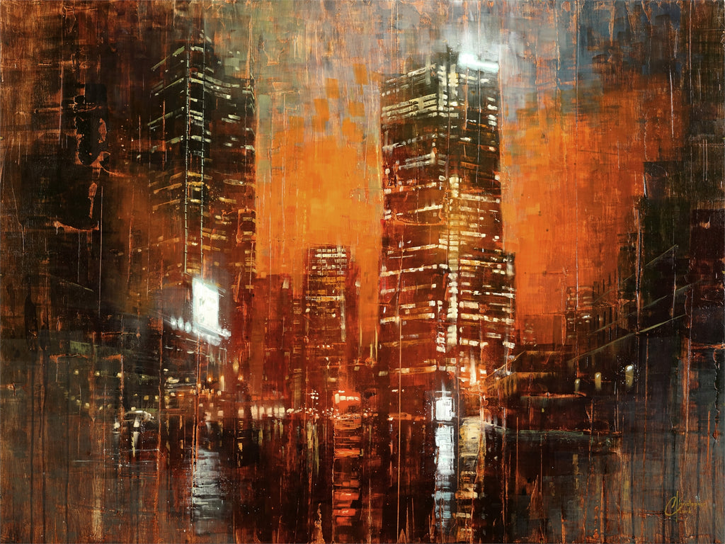 City Lights III by Christopher Clark