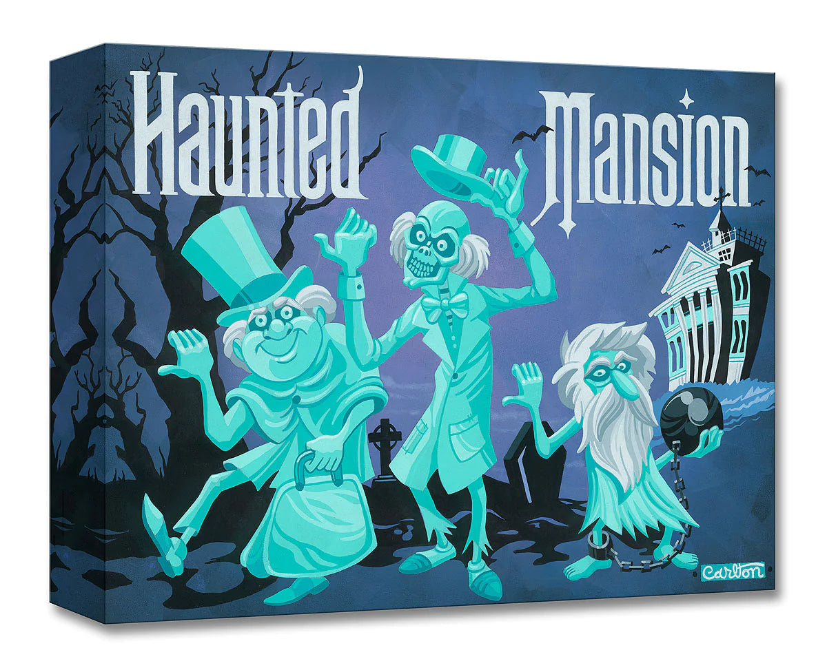 "Haunted Mansion" Treasures on Canvas by Trevor Carlton