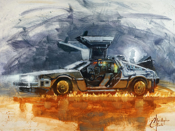 DeLorean by Christopher Clark – Amazing Art Expo