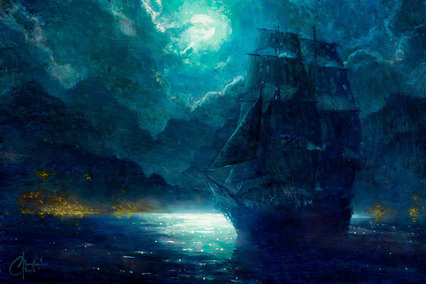 Pirates in Dark Waters by Christopher Clark