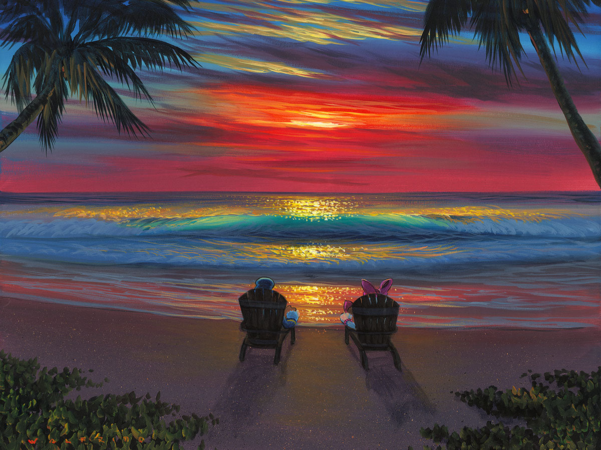 "Donald & Daisy's Perfect Sunset" by Walfrido Garcia