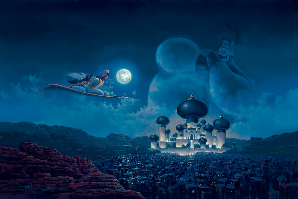 "Flight Over Agrabah" by Rodel Gonzalez