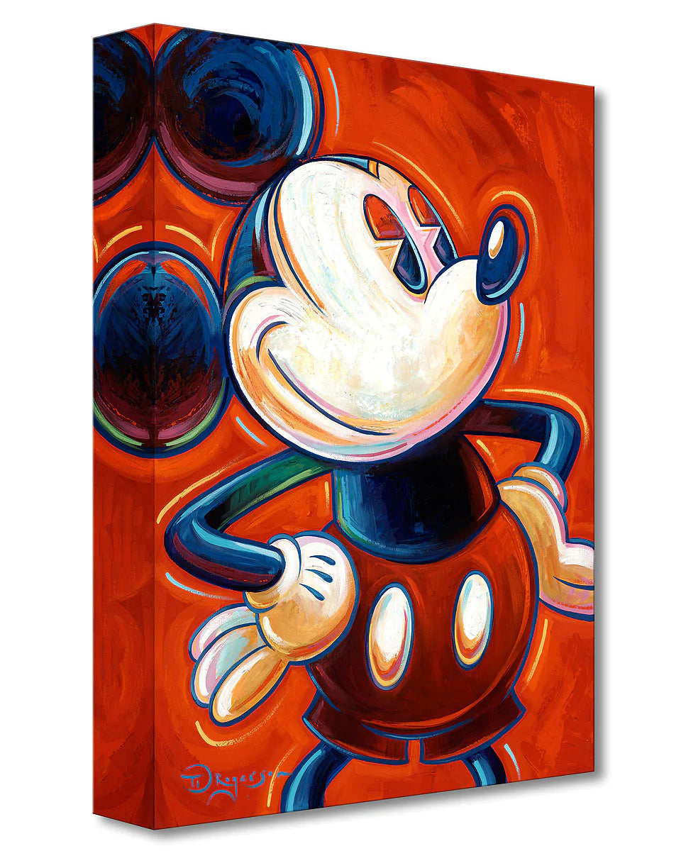 "Modern Mickey Red" Treasures on Canvas by Tim Rogerson