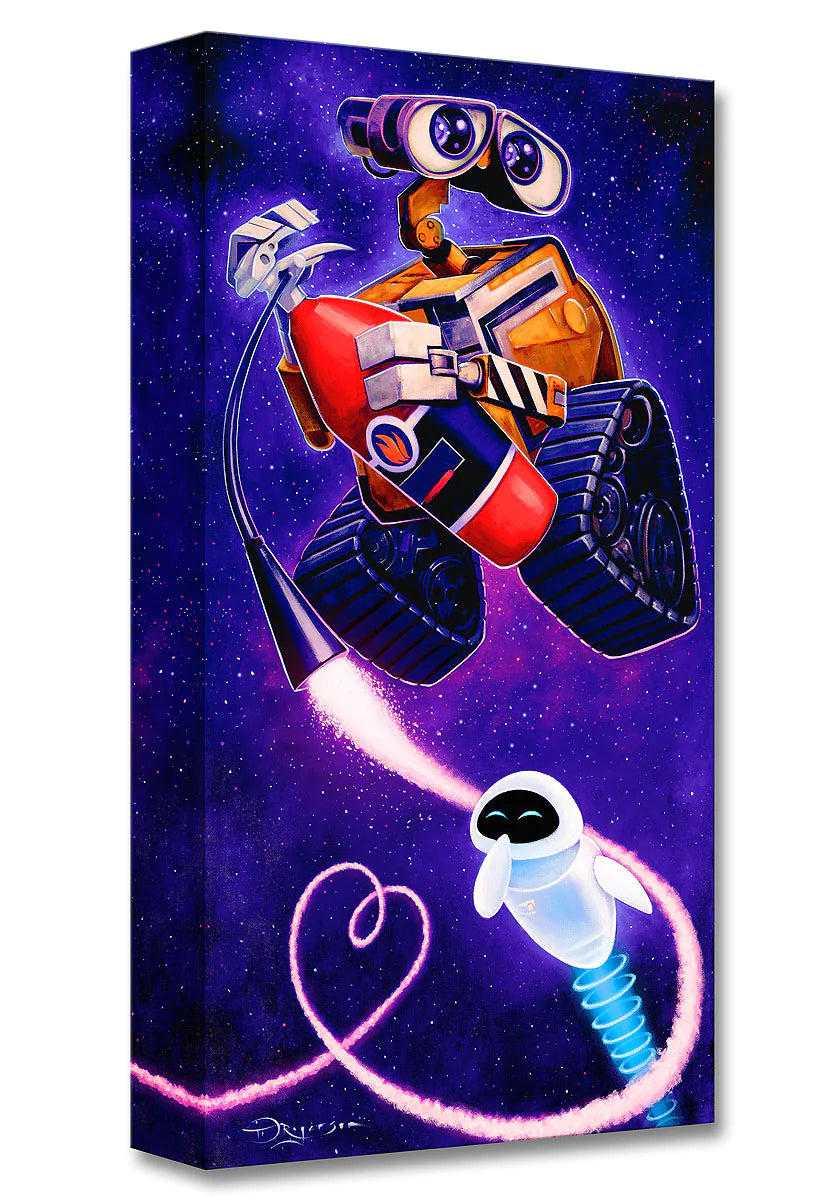 Wall-E and Eve" Treasures on Canvas by Tim Rogerson