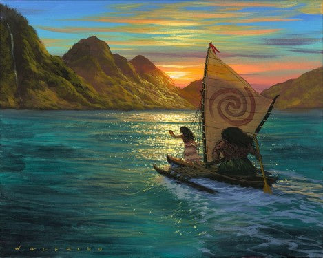 "Sailing Into the Sun" by Walfrido Garcia