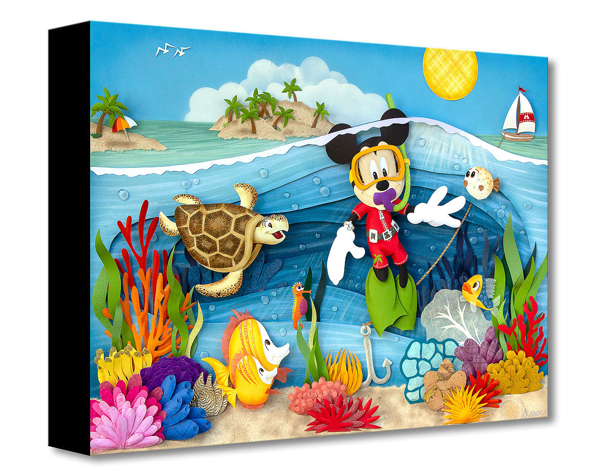 "Scuba Mickey" by Karin Arruda