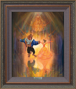The Perfect Dance by John Rowe Framed Canvas